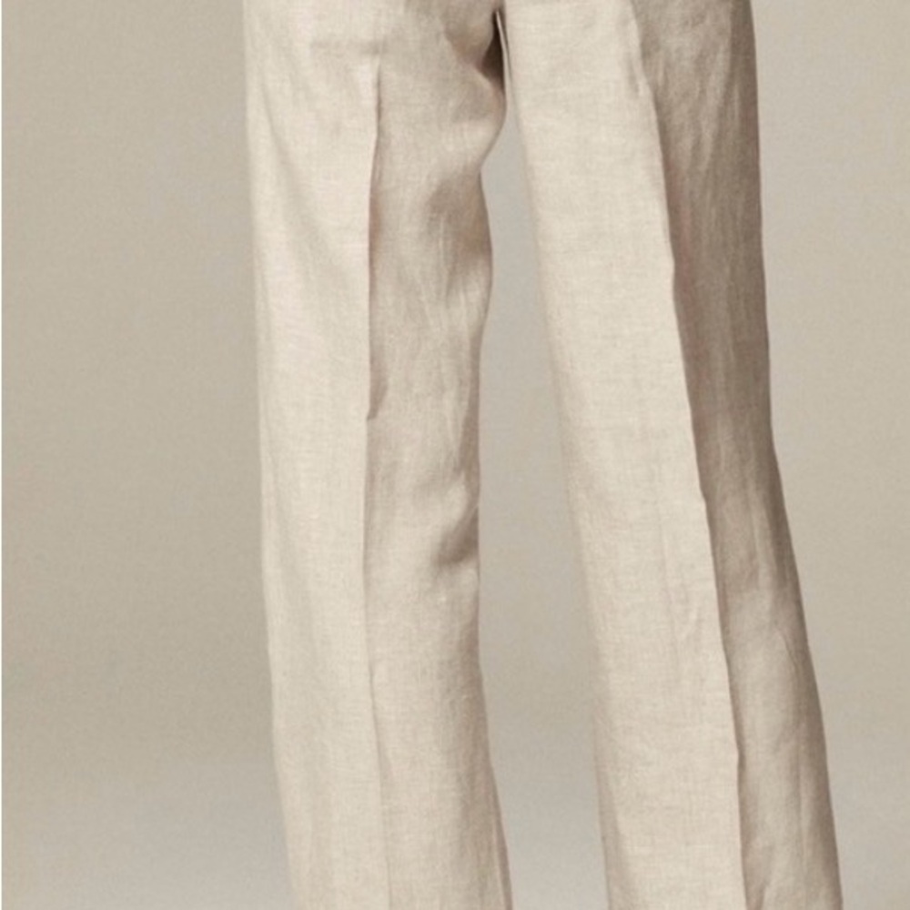 J. Crew Beige Linen Pants